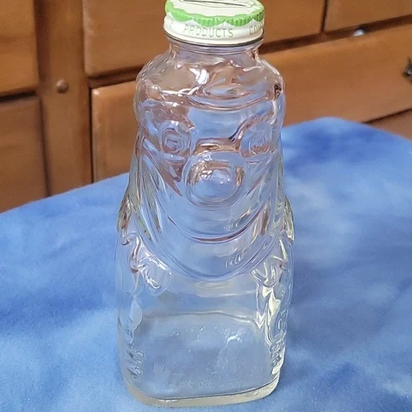 Vintage Glass Clown-Shaped Bottle - Grapette Family Beverage Syrup - Picture 2 of 5